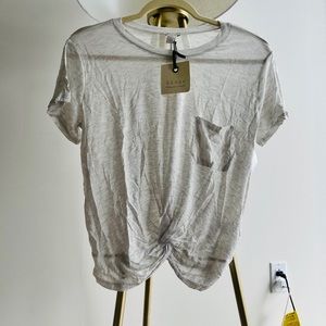 Nordstrom hinge grey tie out front top s